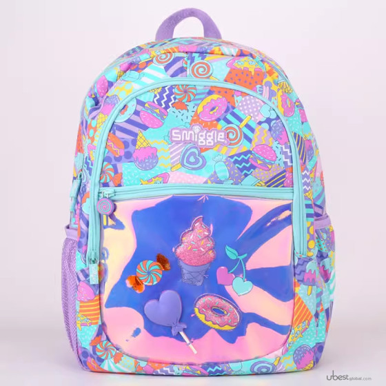 Mochila para niños y adolescentes de primaria Smiggle (Australia), mochila de ocio al aire libre, mochila grande con diseño de personajes animados