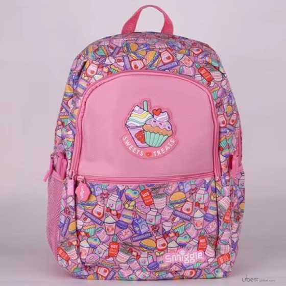 Australian Smiggle school bags: backpacks for primary and middle school students (children), outdoor casual bags, large-capacity cartoon double-shoulder backpacks