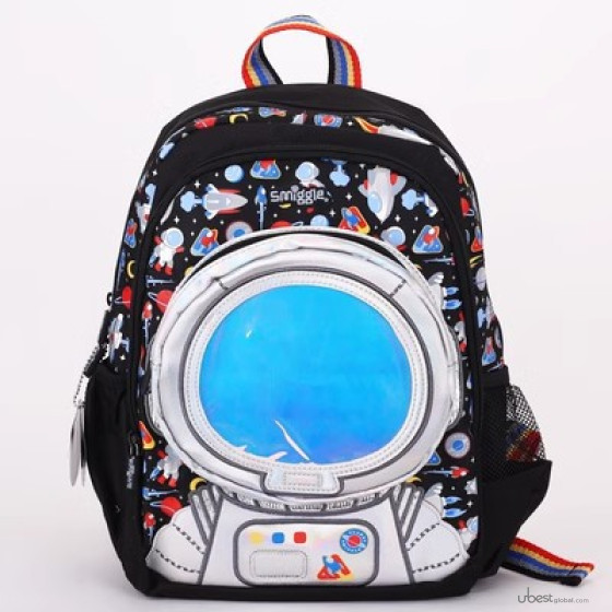 Australian Smiggle school bag: medium-sized, weight-reducing, ultra-light double-shoulder backpack for primary school students