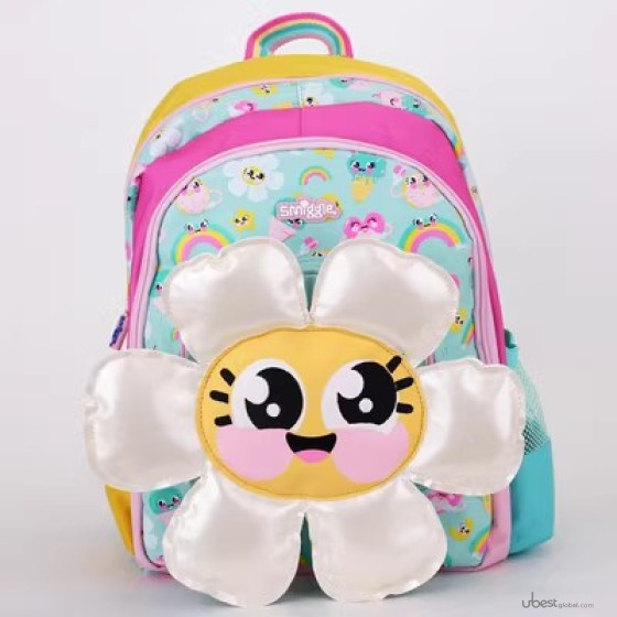 Australian Smiggle school bag: medium-sized, weight-reducing, ultra-light double-shoulder backpack for primary school students