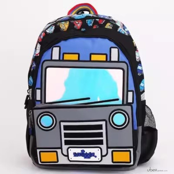 Australian Smiggle school bag: medium-sized, weight-reducing, ultra-light double-shoulder backpack for primary school students
