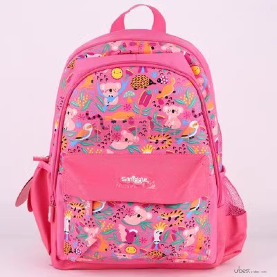 Australian Smiggle school bag: medium-sized, weight-reducing, ultra-light double-shoulder backpack for primary school students