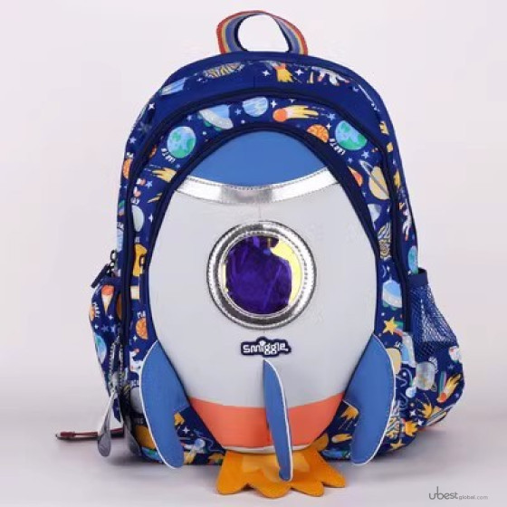 Australian Smiggle school bag: medium-sized, weight-reducing, ultra-light double-shoulder backpack for primary school students
