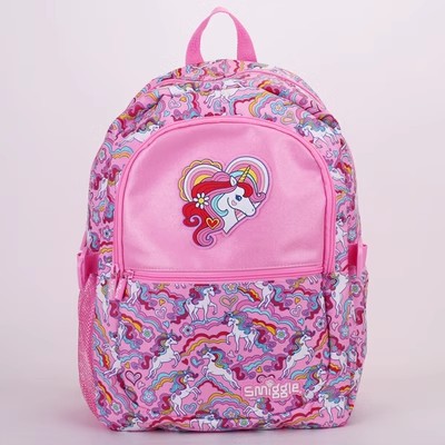 Australian Smiggle school bags: backpacks for primary and middle school students (children), outdoor casual bags, large-capacity cartoon double-shoulder backpacks